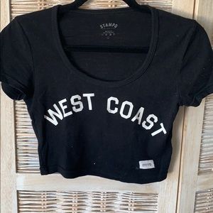Stampd “West Coast” crop tee